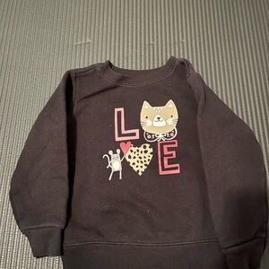 Garanimals Black Cat Love Sweater